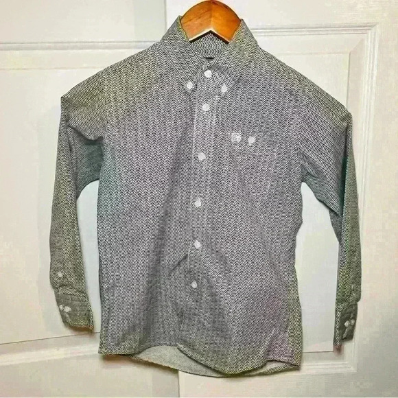 Wrangler Button Down Shirt Boys - Picture 1 of 7